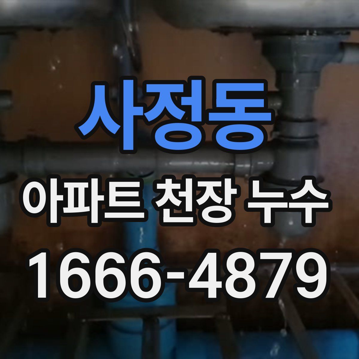 사정동 아파트 천장 누수
