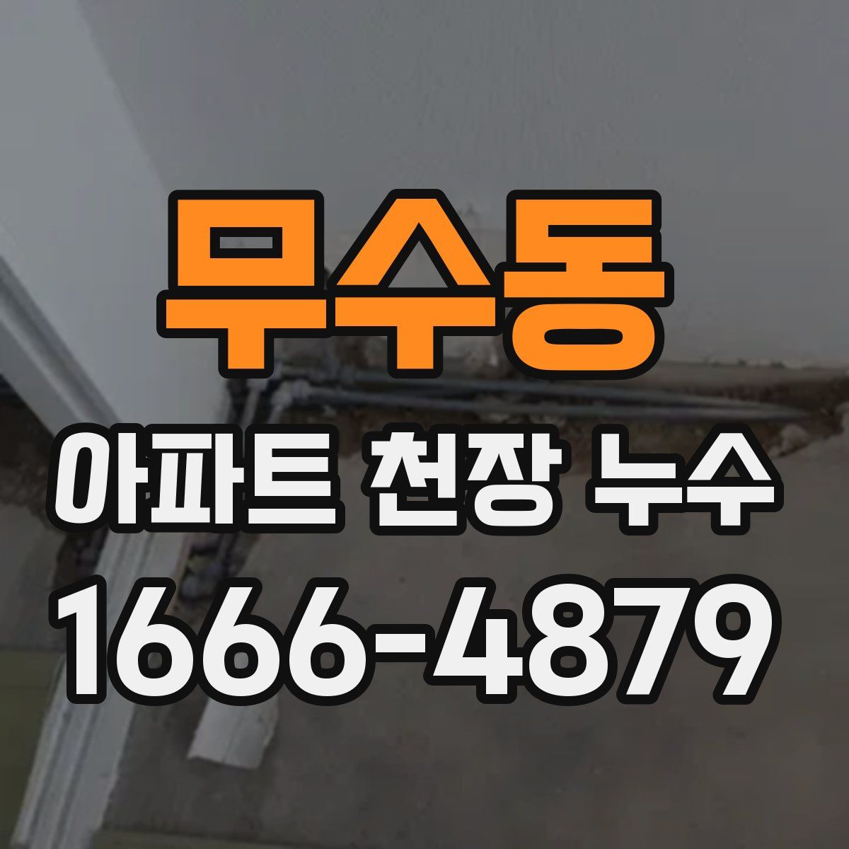 무수동 아파트 천장 누수
