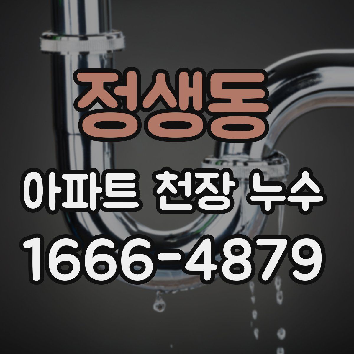 정생동 아파트 천장 누수
