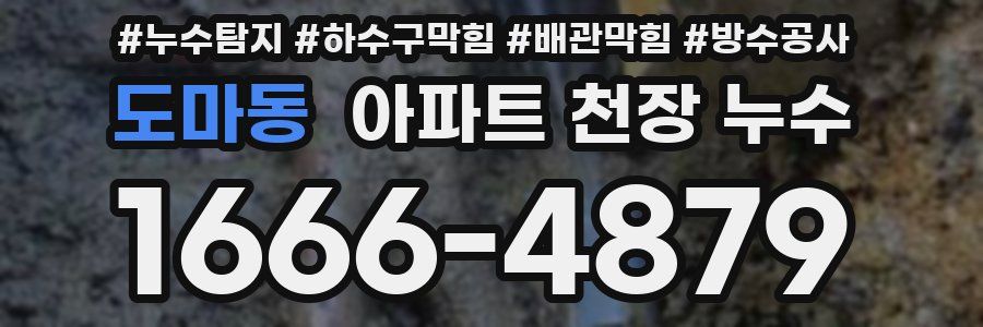 도마동 아파트 천장 누수