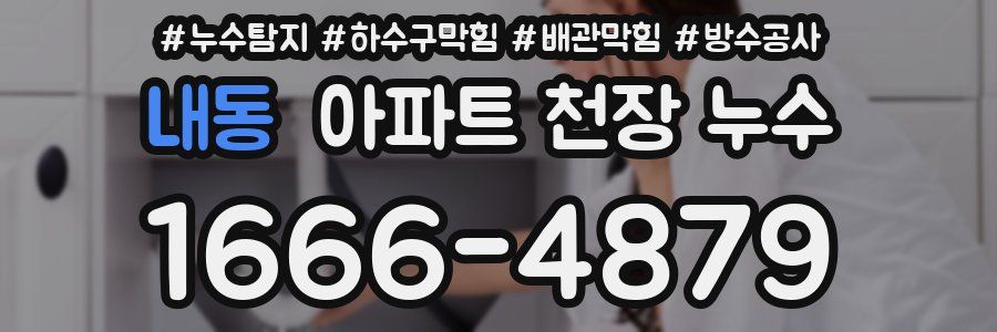 내동 아파트 천장 누수