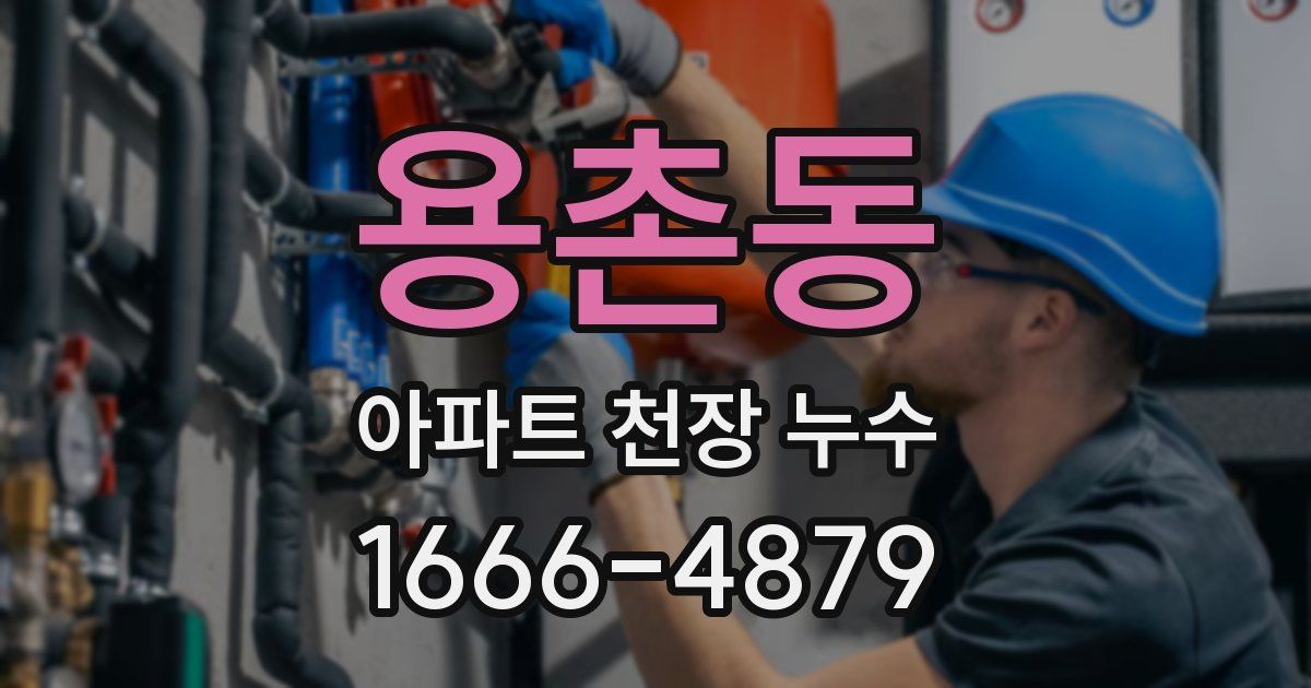용촌동 아파트 천장 누수
