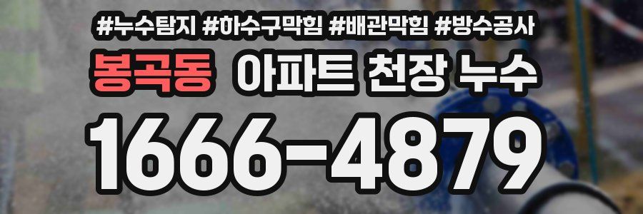 봉곡동 아파트 천장 누수