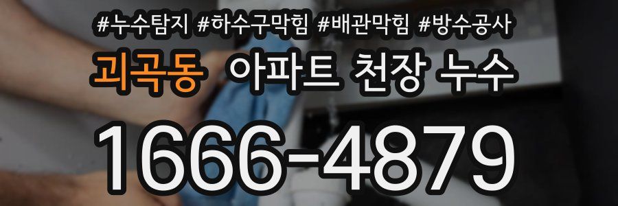 괴곡동 아파트 천장 누수