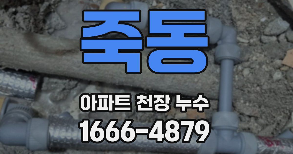 죽동 아파트 천장 누수