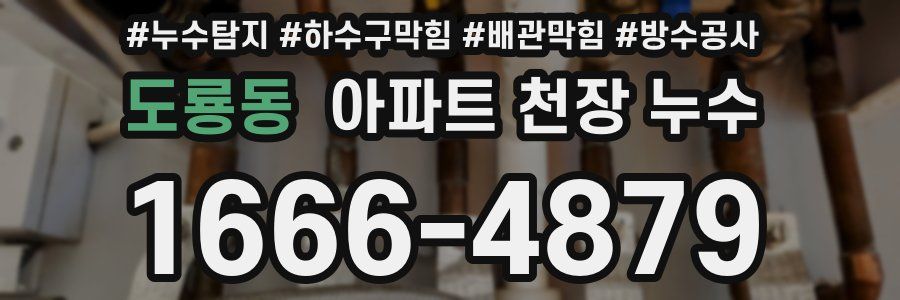 도룡동 아파트 천장 누수