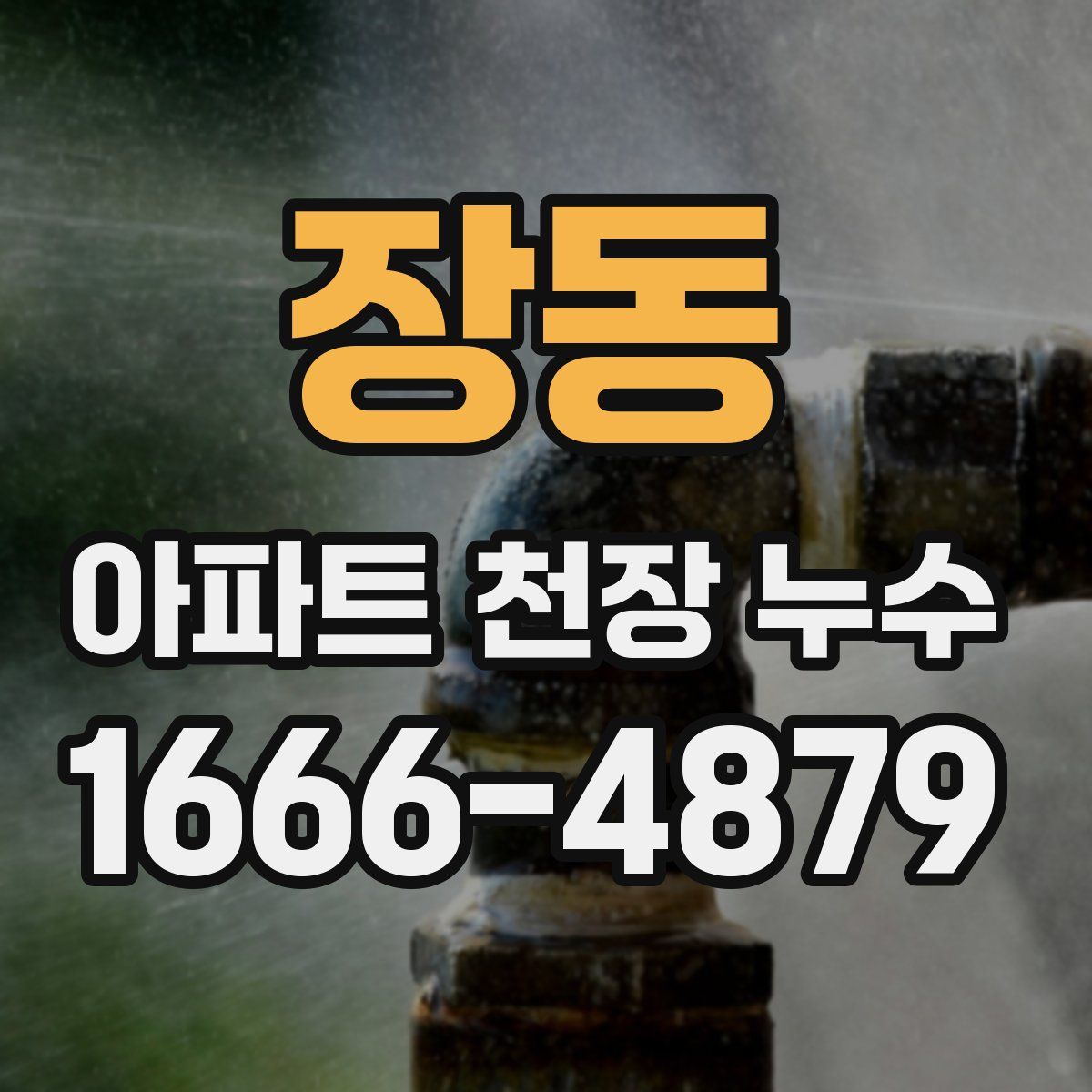 장동 아파트 천장 누수