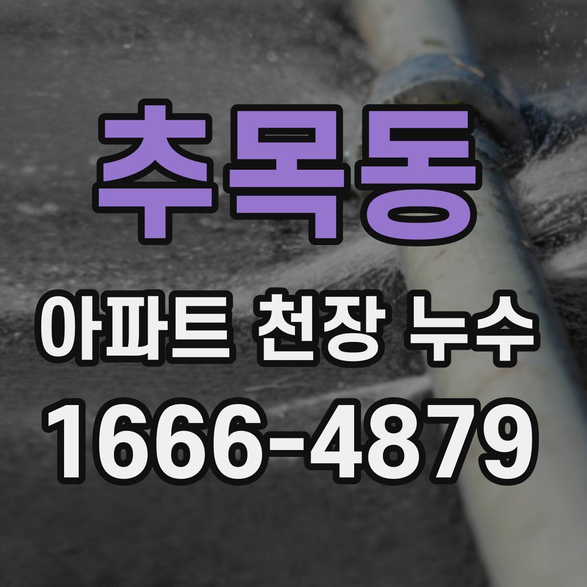 추목동 아파트 천장 누수