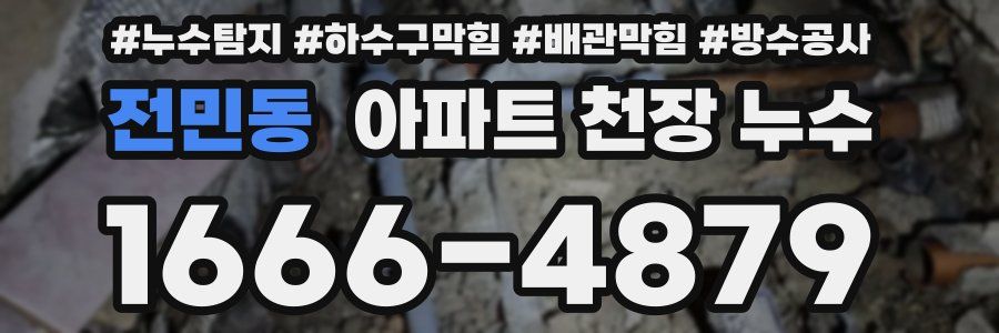 전민동 아파트 천장 누수