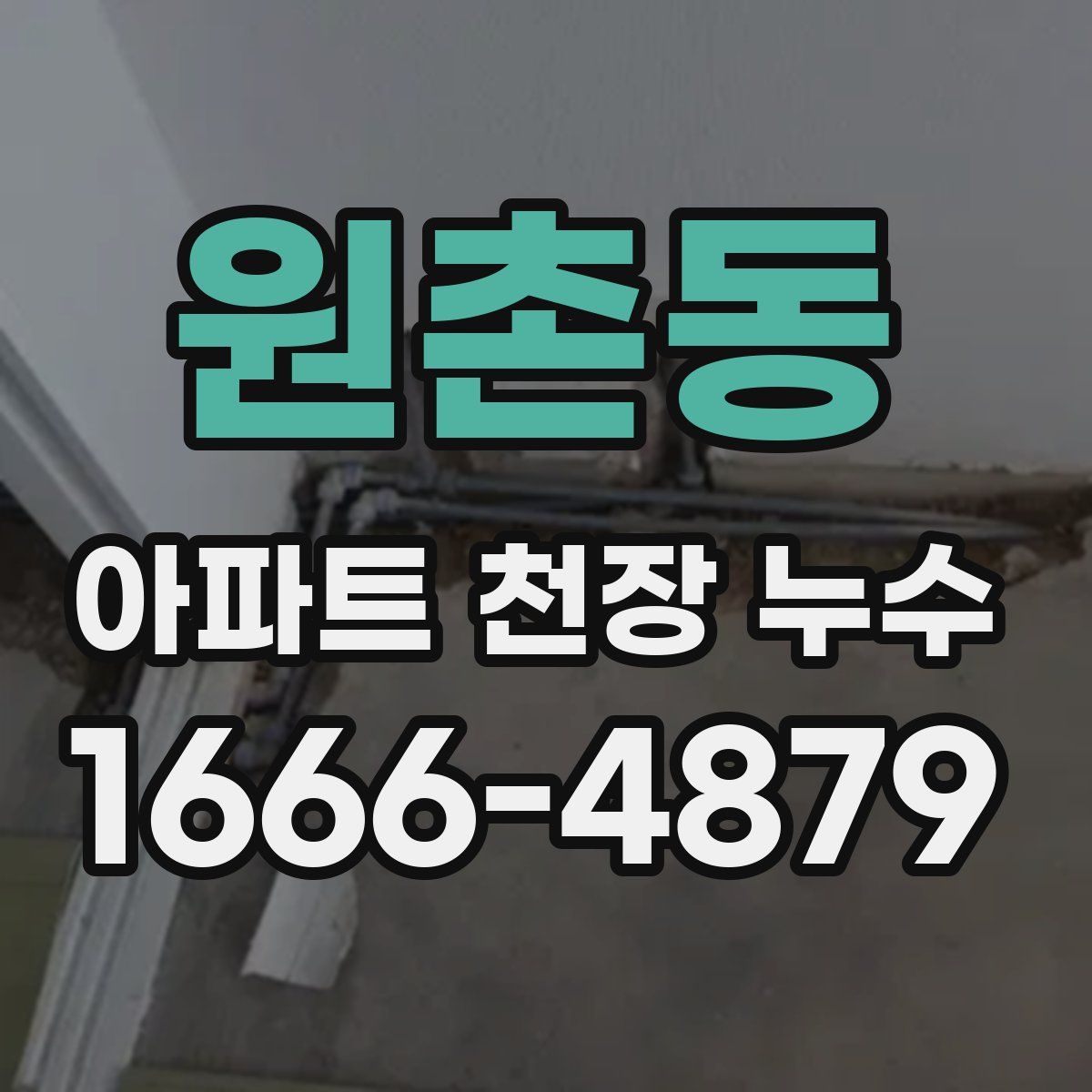 원촌동 아파트 천장 누수