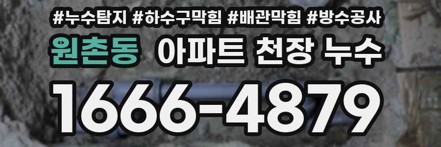원촌동 아파트 천장 누수