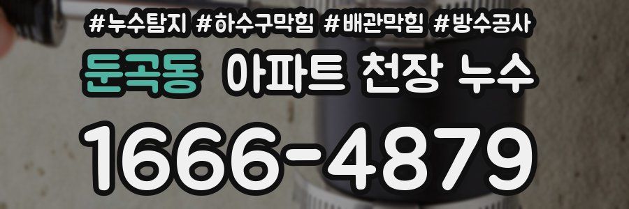 둔곡동 아파트 천장 누수