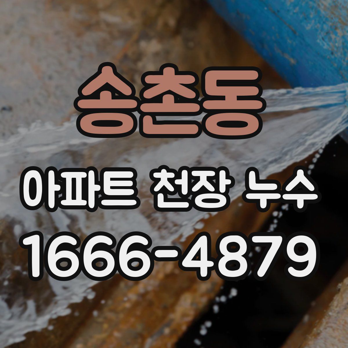 송촌동 아파트 천장 누수
