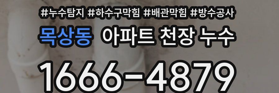 목상동 아파트 천장 누수