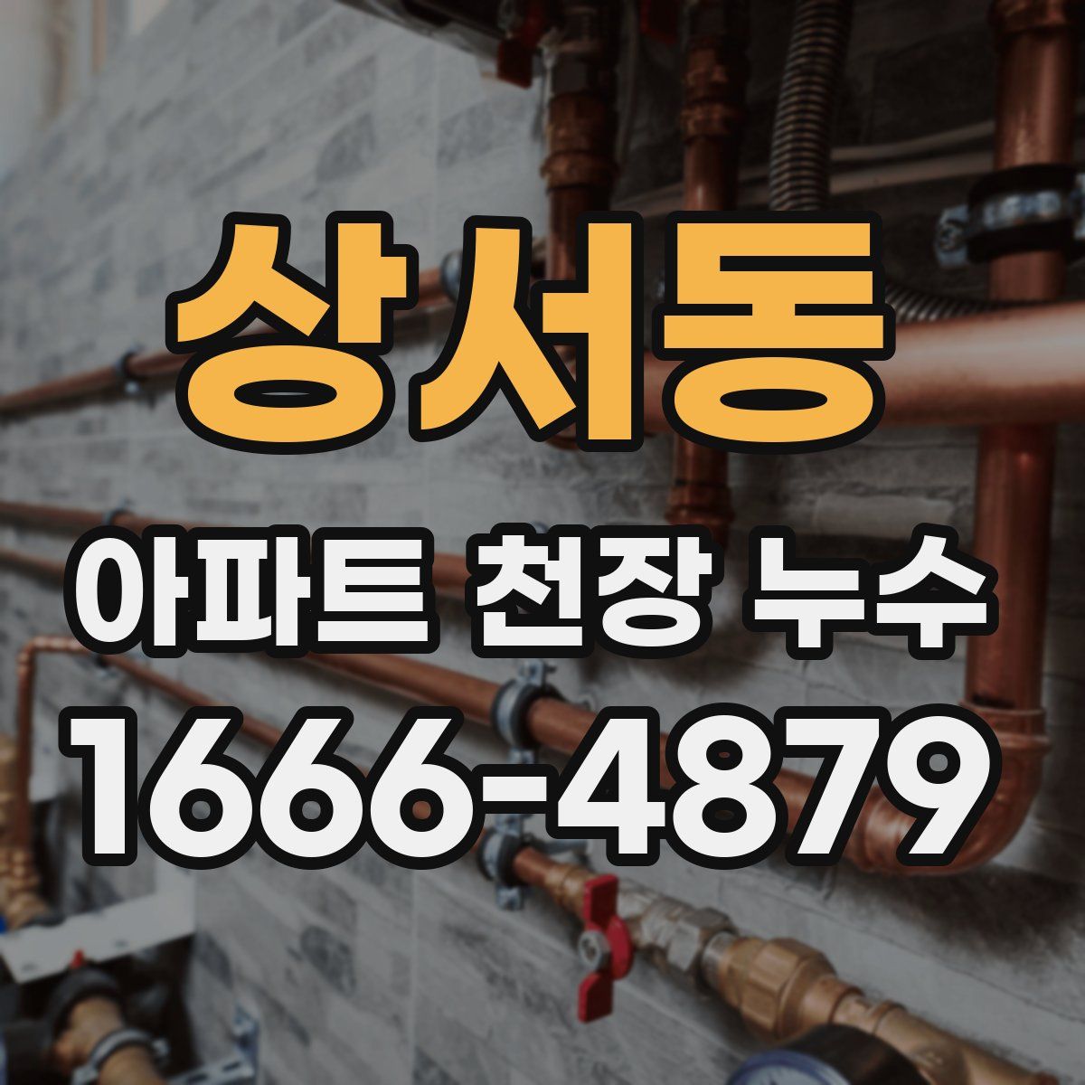 상서동 아파트 천장 누수