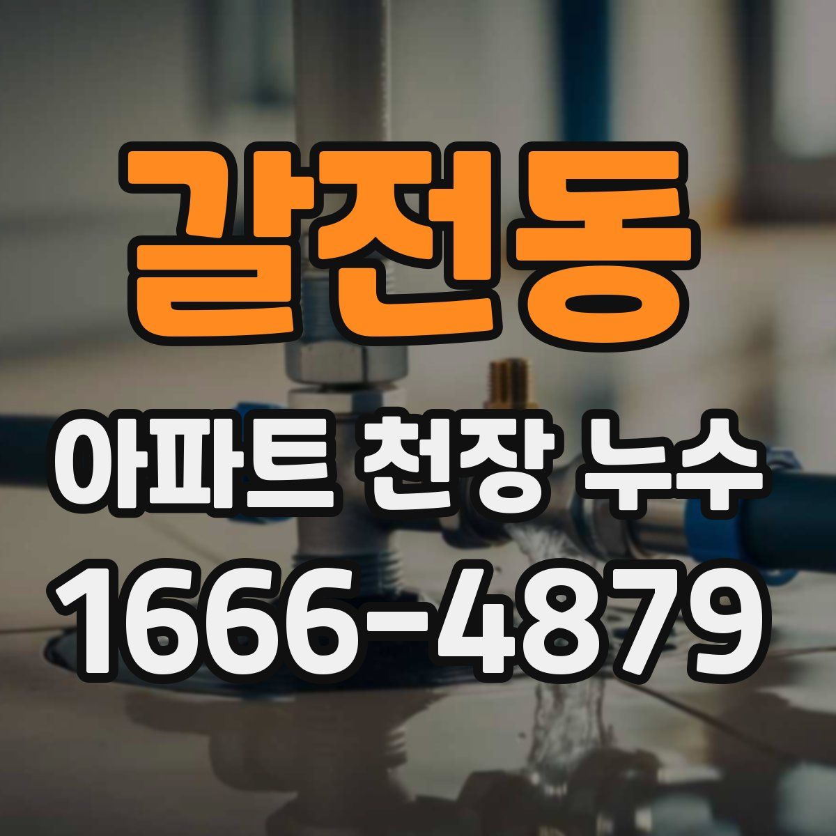 갈전동 아파트 천장 누수