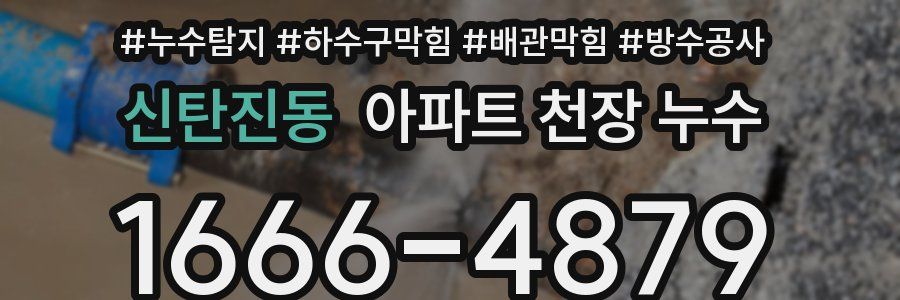 신탄진동 아파트 천장 누수