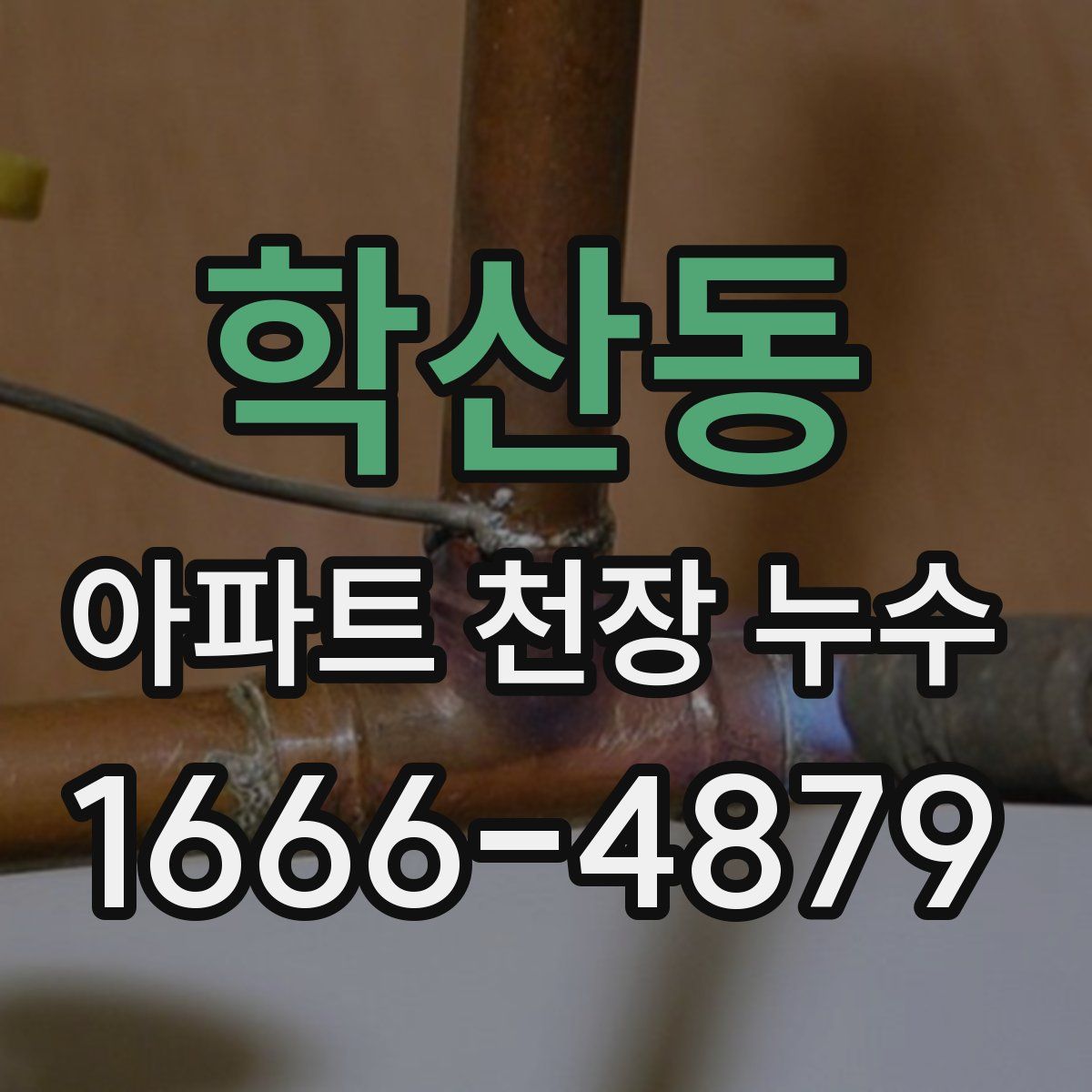 학산동 아파트 천장 누수