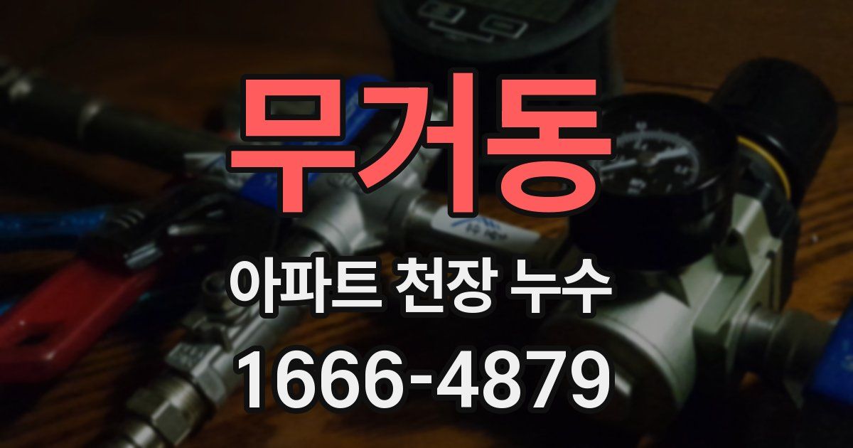 무거동 아파트 천장 누수