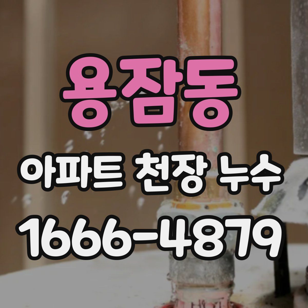 용잠동 아파트 천장 누수
