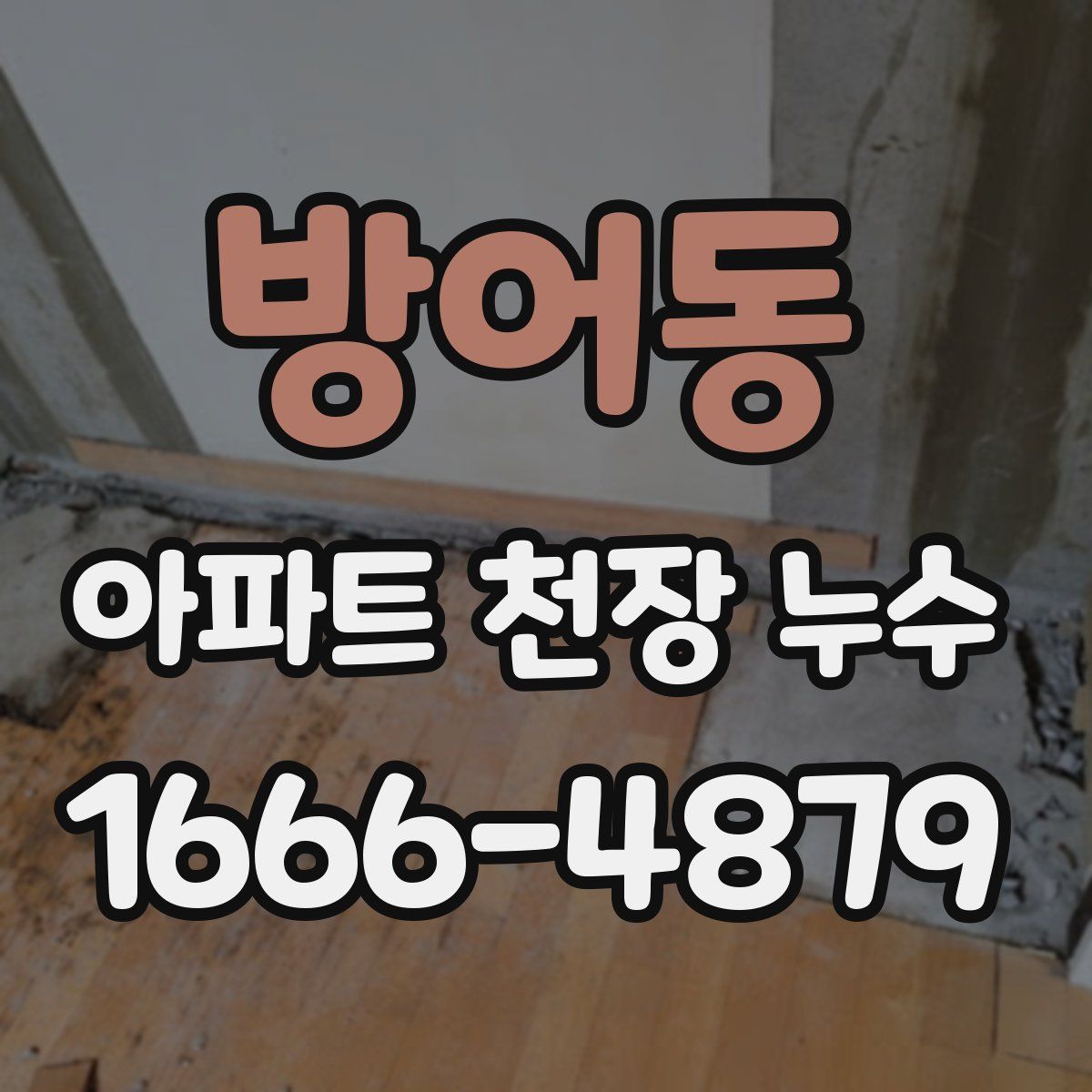 방어동 아파트 천장 누수