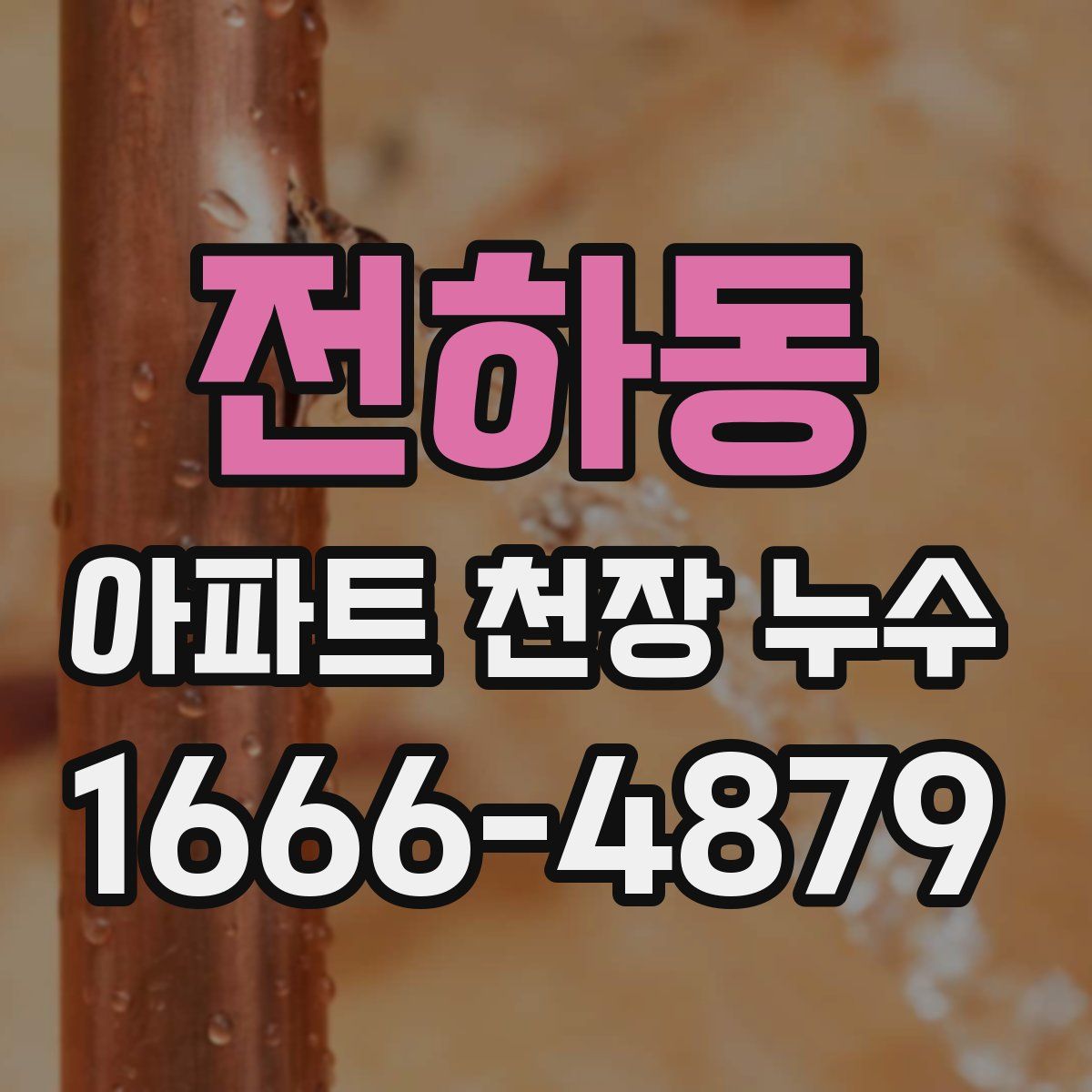 전하동 아파트 천장 누수
