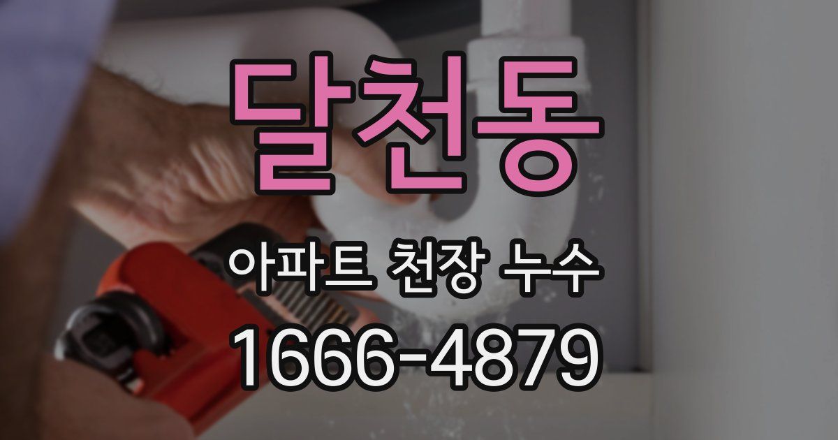 달천동 아파트 천장 누수
