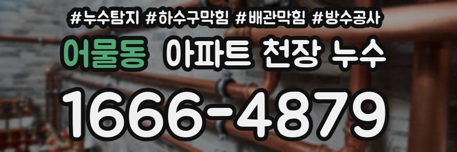 어물동 아파트 천장 누수