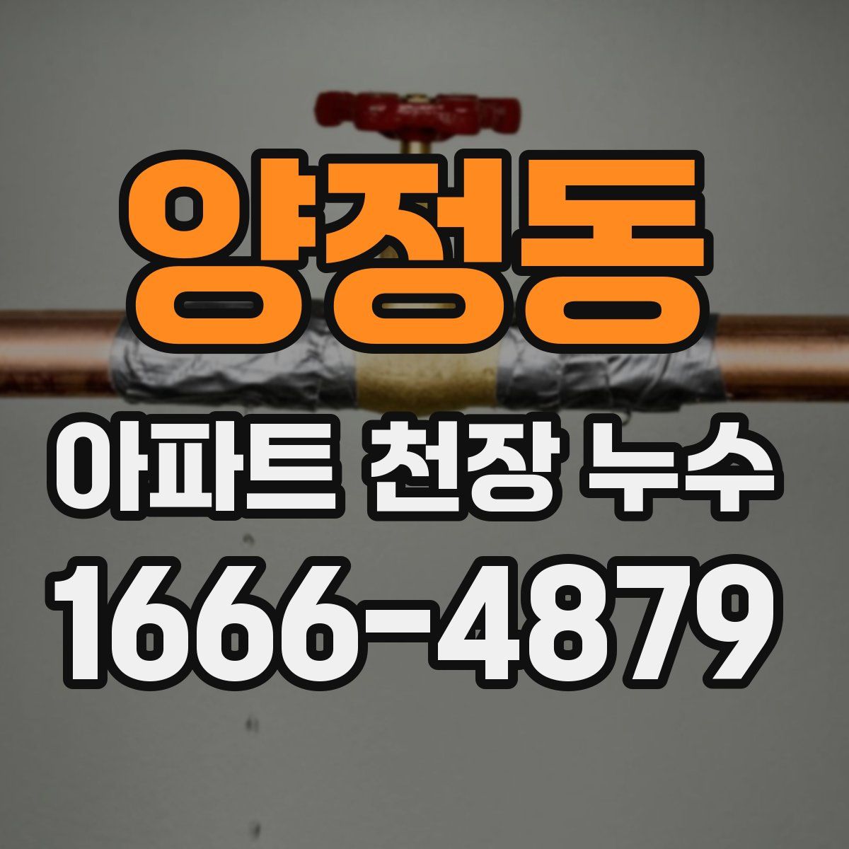 양정동 아파트 천장 누수