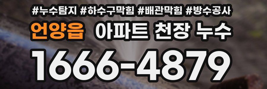 언양읍 아파트 천장 누수