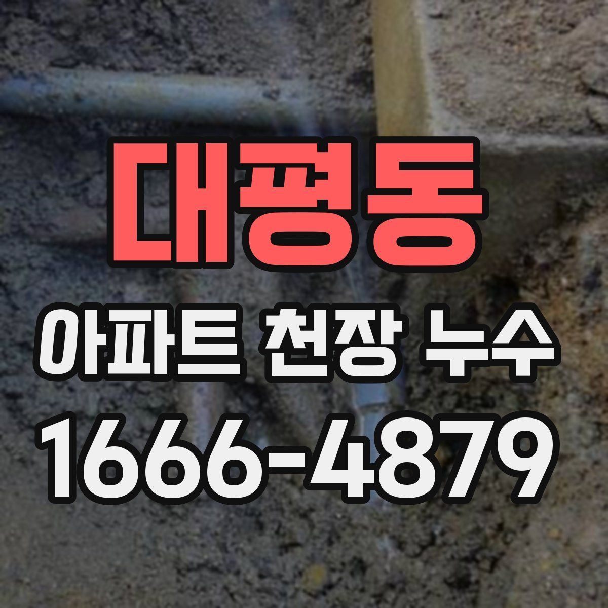 대평동 아파트 천장 누수