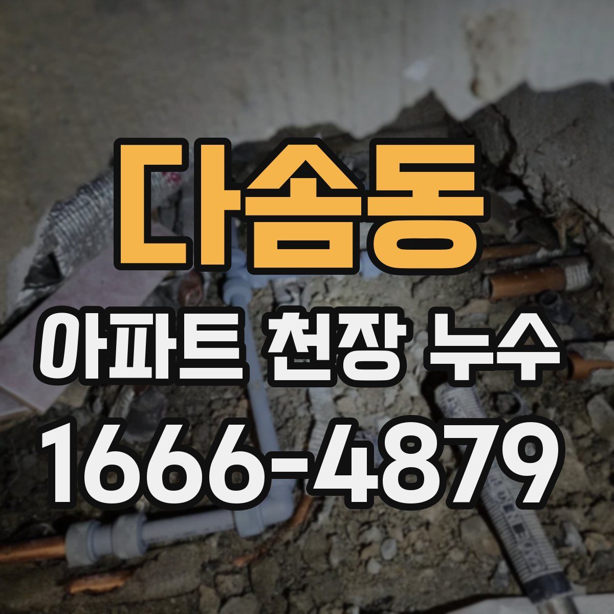 다솜동 아파트 천장 누수