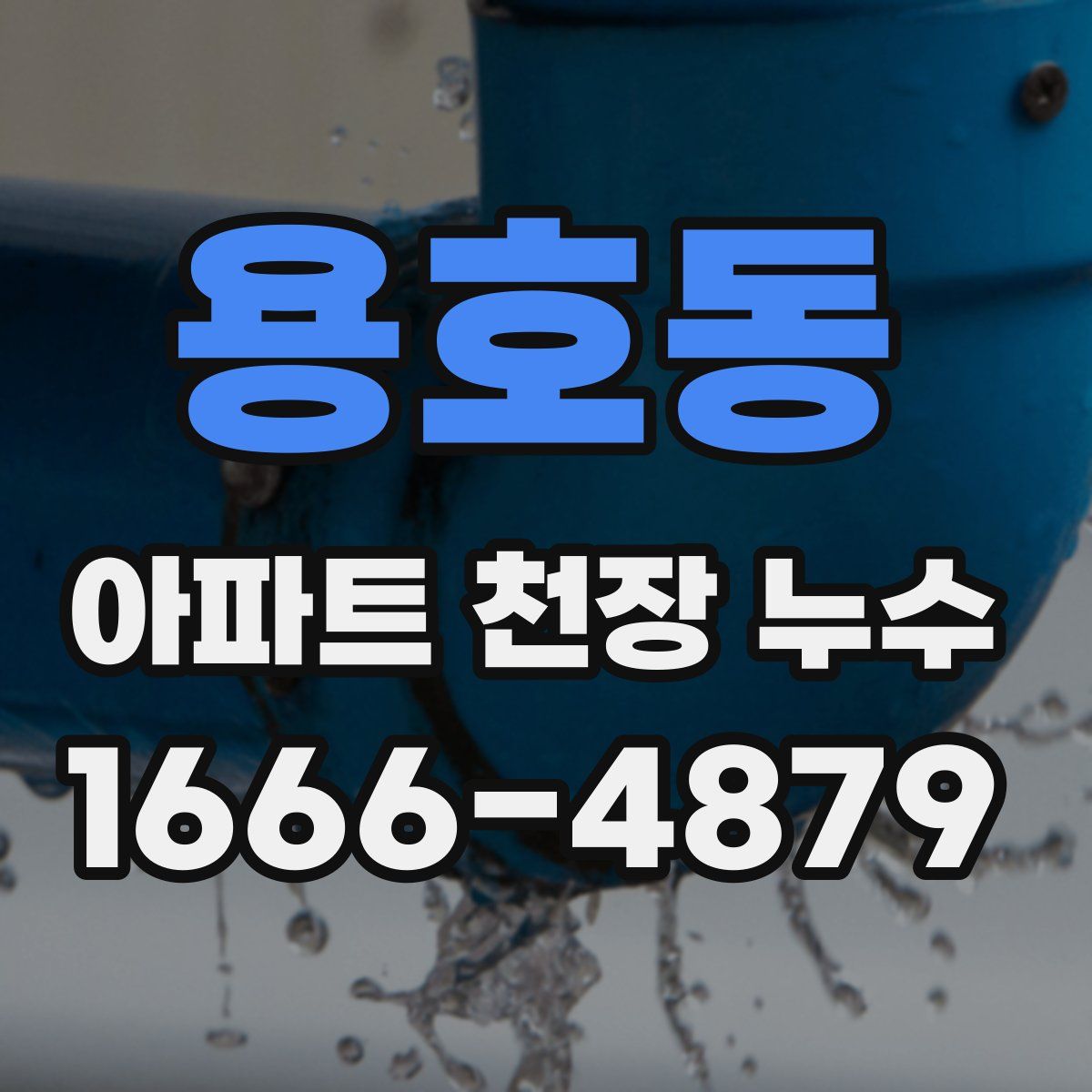 용호동 아파트 천장 누수