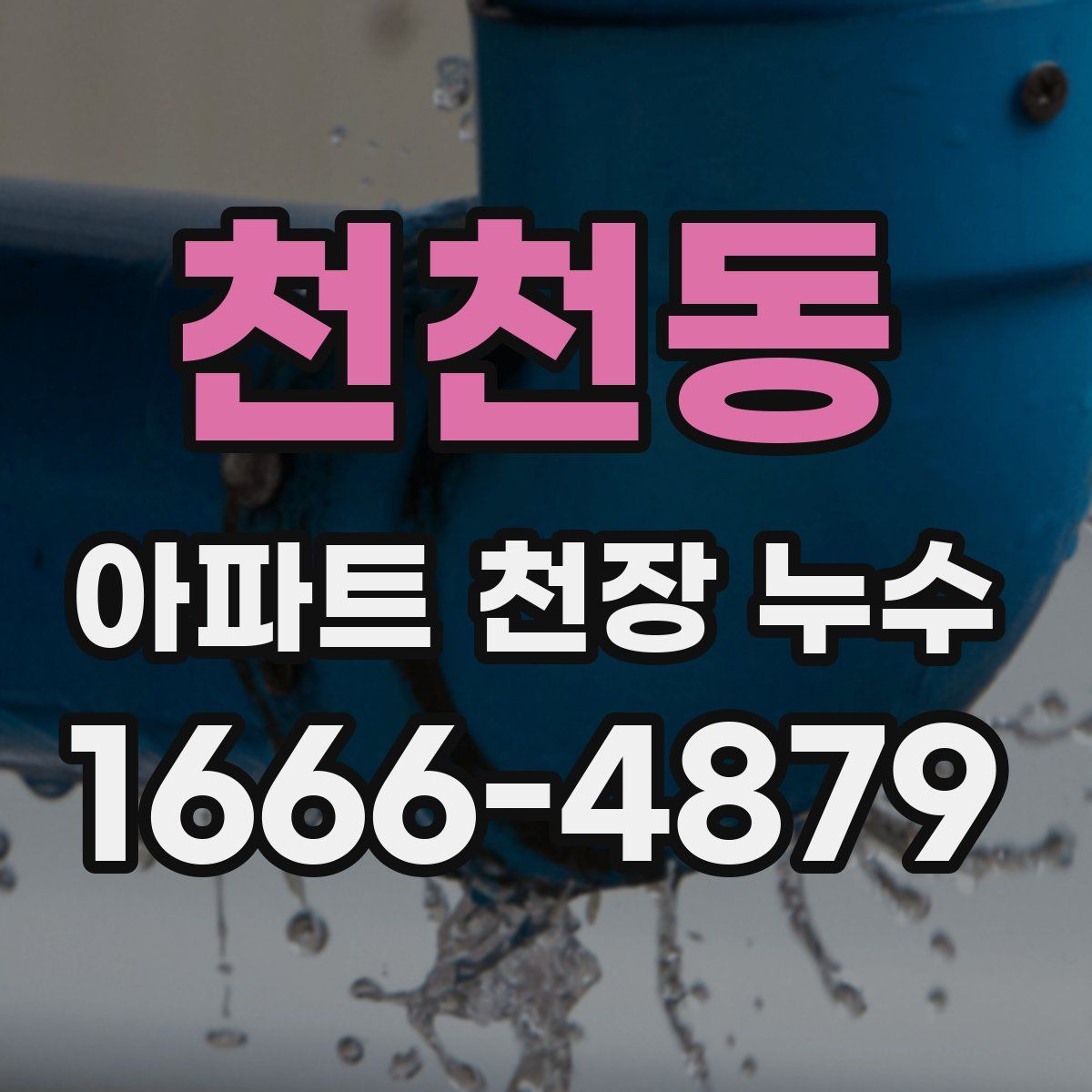천천동 아파트 천장 누수