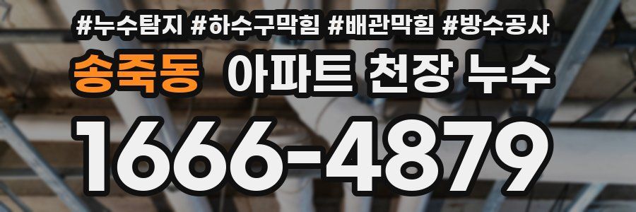 송죽동 아파트 천장 누수