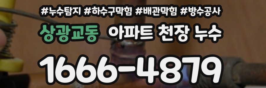 상광교동 아파트 천장 누수