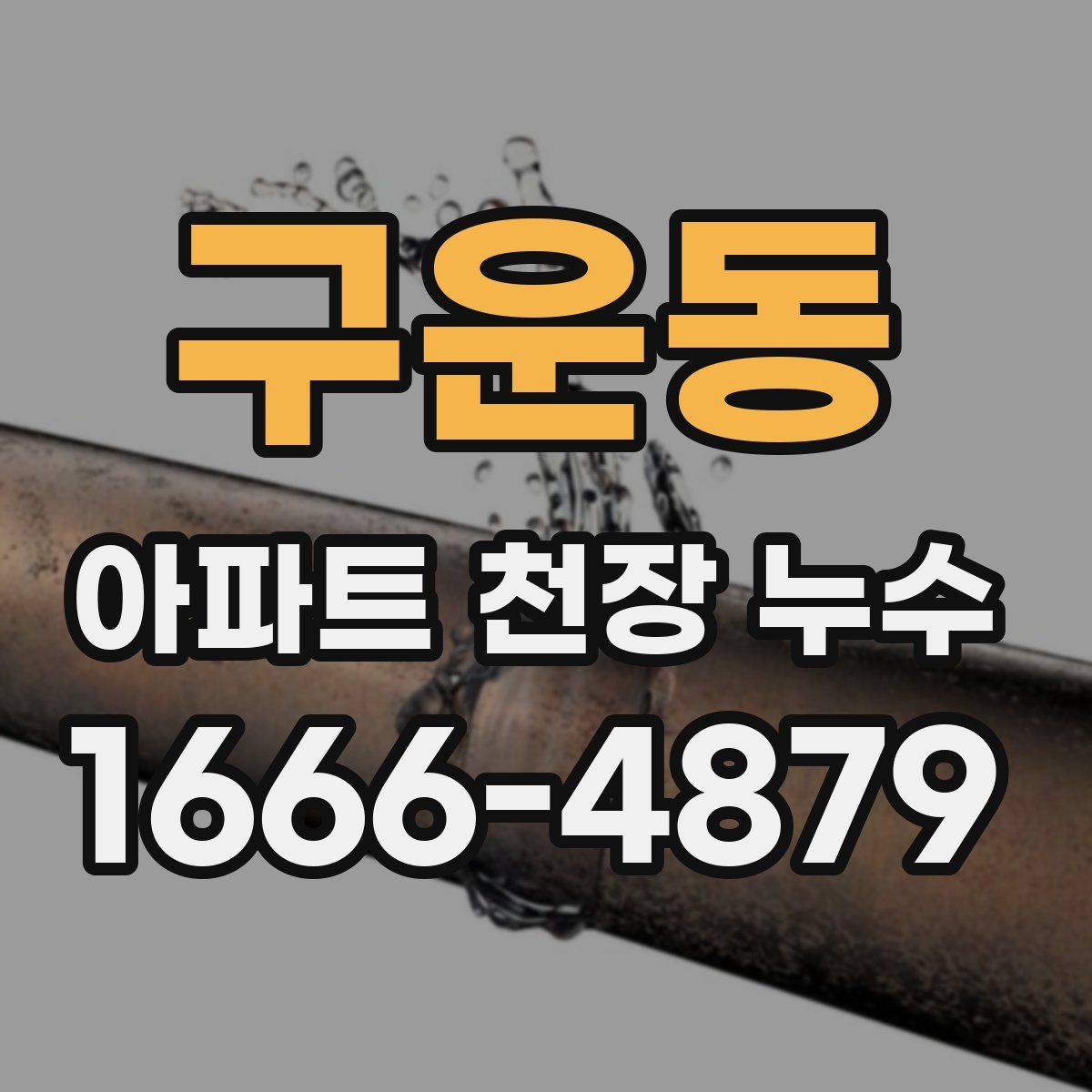 구운동 아파트 천장 누수