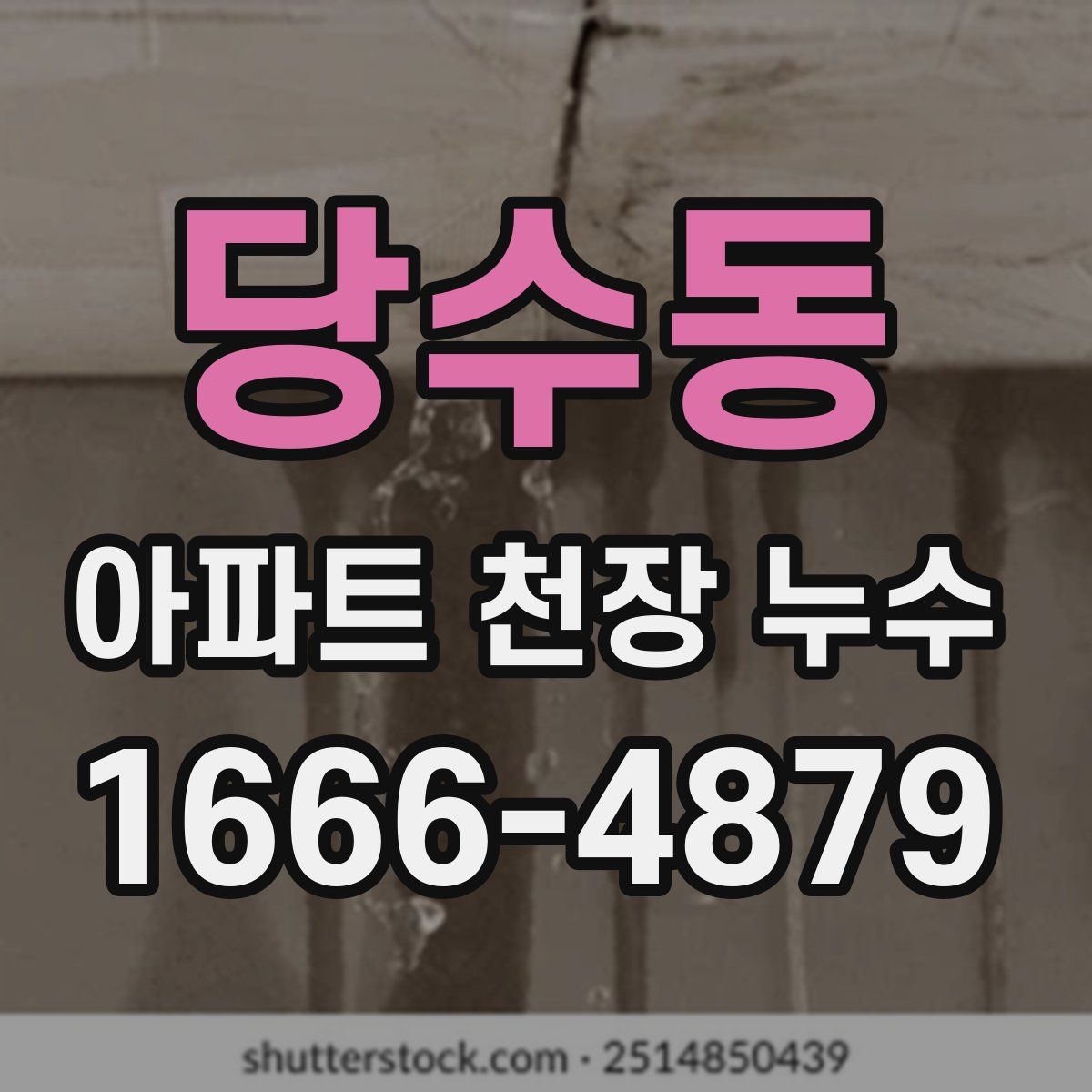 당수동 아파트 천장 누수