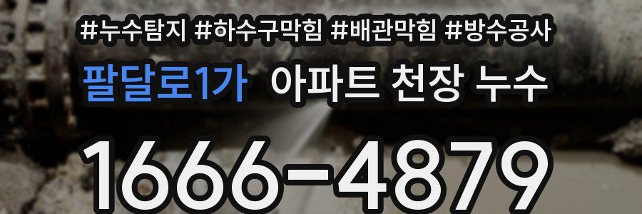팔달로1가 아파트 천장 누수