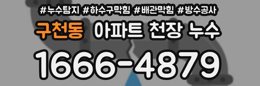 구천동 아파트 천장 누수