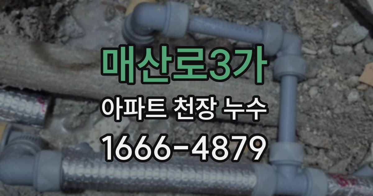 매산로3가 아파트 천장 누수
