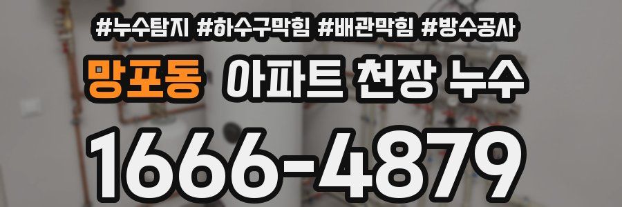 망포동 아파트 천장 누수