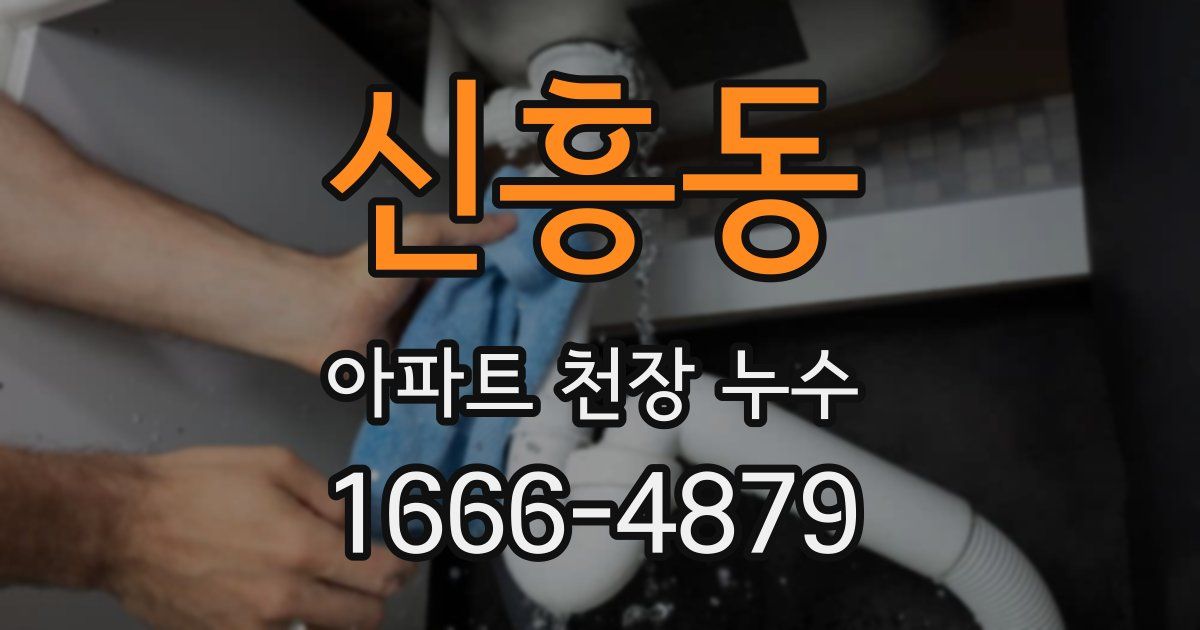 신흥동 아파트 천장 누수