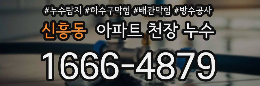 신흥동 아파트 천장 누수
