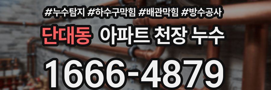 단대동 아파트 천장 누수