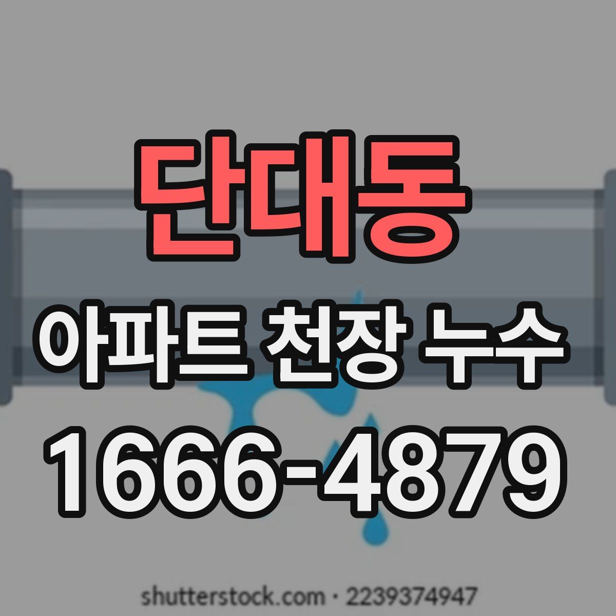 단대동 아파트 천장 누수
