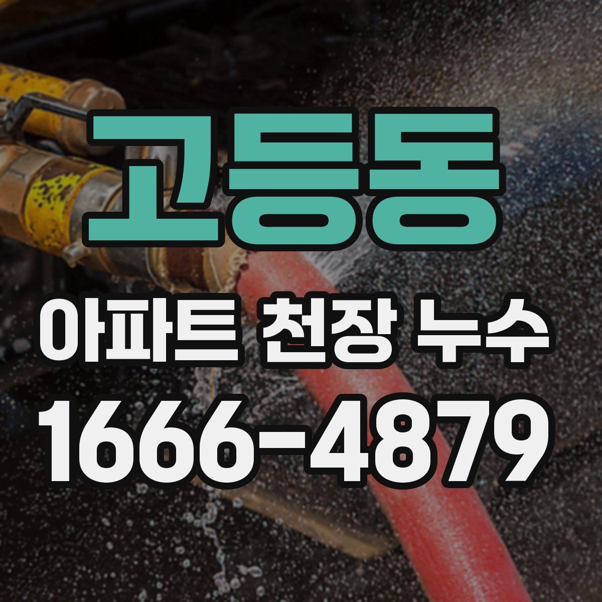 고등동 아파트 천장 누수