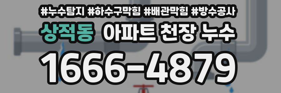 상적동 아파트 천장 누수