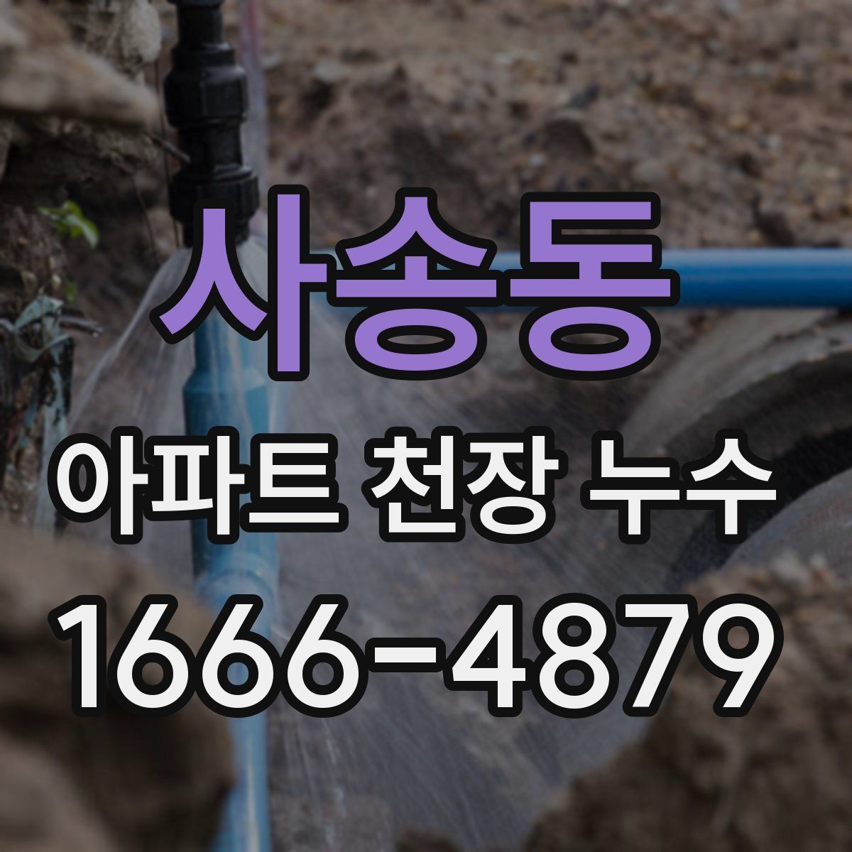 사송동 아파트 천장 누수