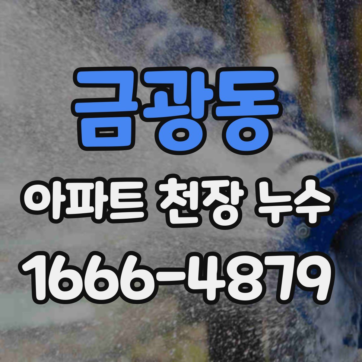 금광동 아파트 천장 누수